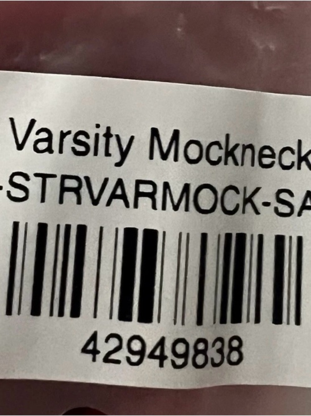 Parke Vintage Star Varsity Red Mockneck SAIL Heritage Sweatshirt S/M Rare NWT - Picture 4 of 4